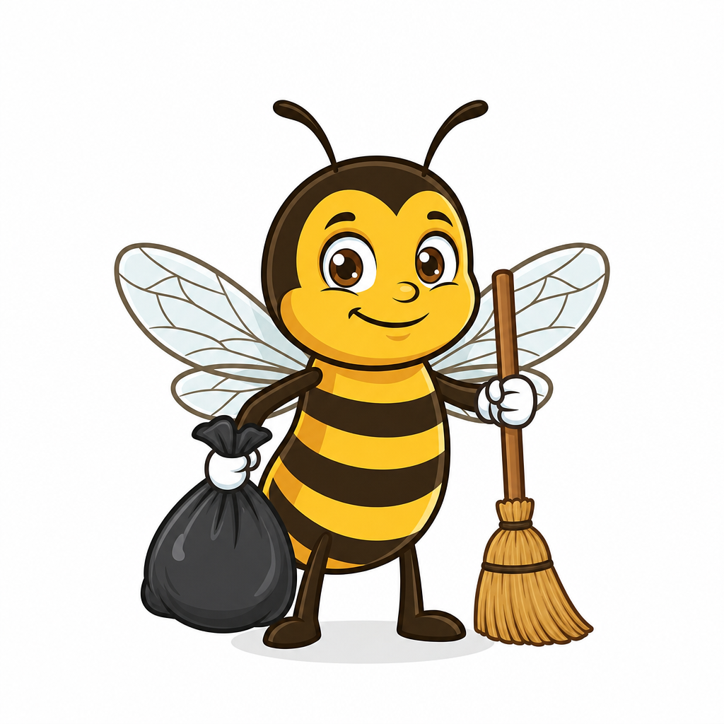 Cleanouts & Junk Removal bee icon
